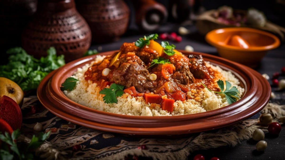Upptäck den afghanska matkulturen på en afghansk restaurang illustration