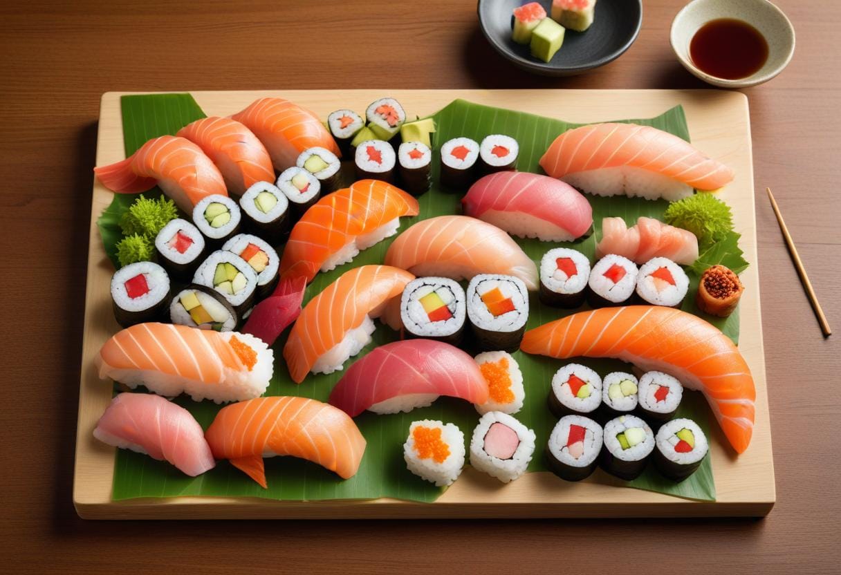 Sushi för alla illustration